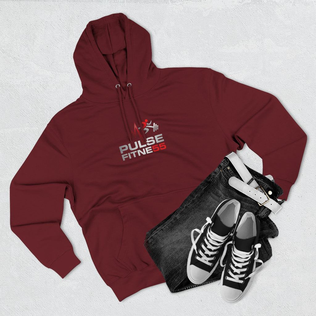 Sudadera con capucha Pulse Fitness 55 - Sudadera polar con logo de gimnasio