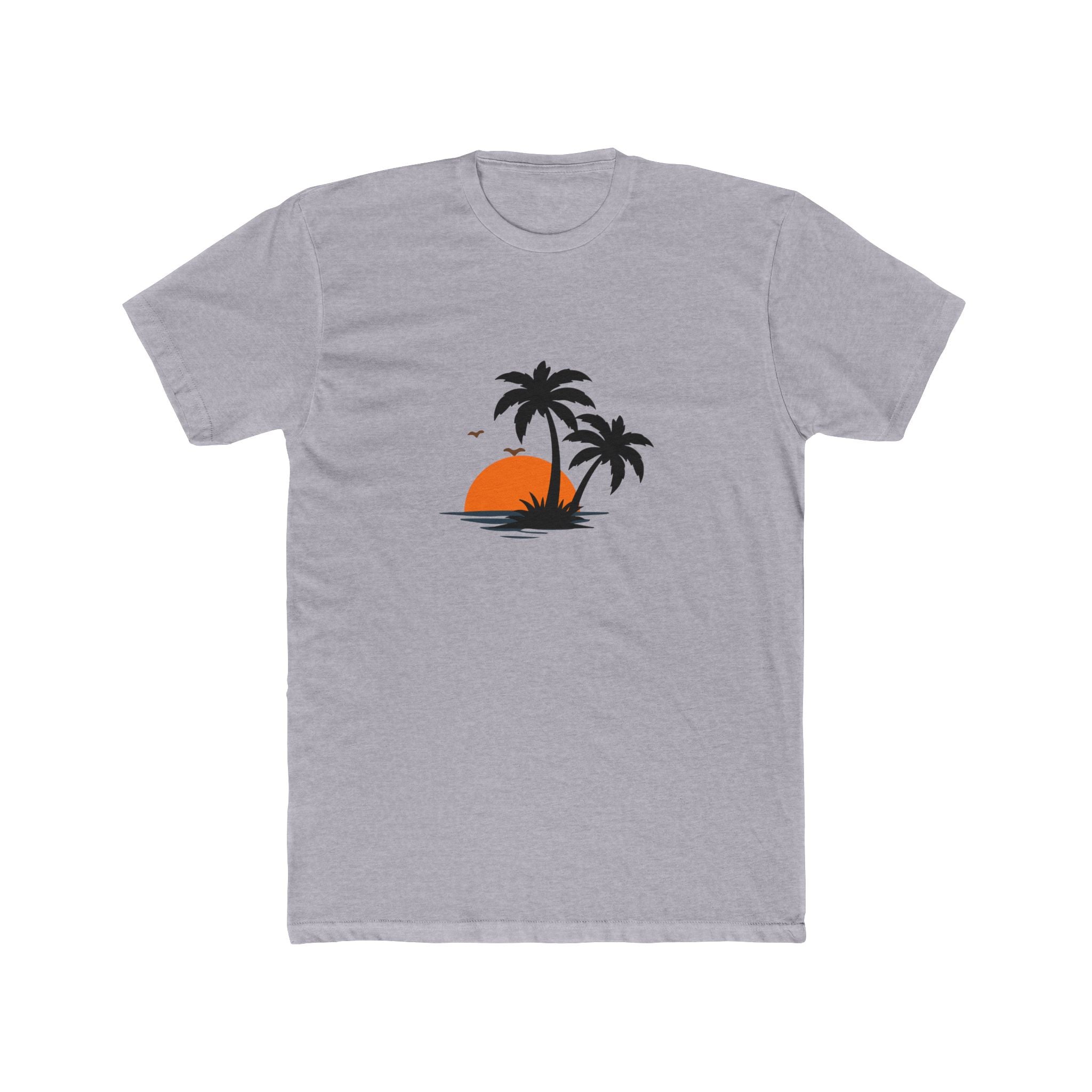 Mens Summer vibe Cotton Crew Tee