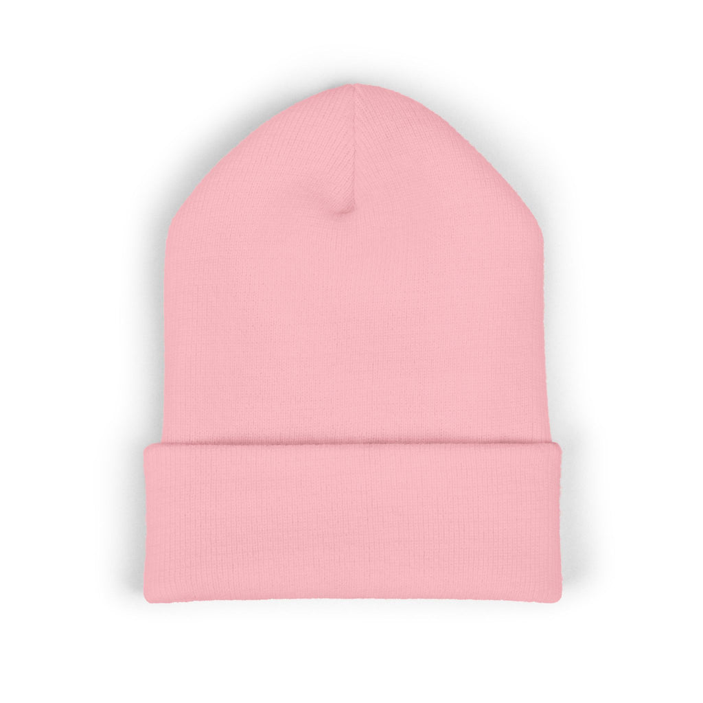 EMT Heartbeat Embroidered Beanie - Classic Cuffed Knit Hat for First Responders
