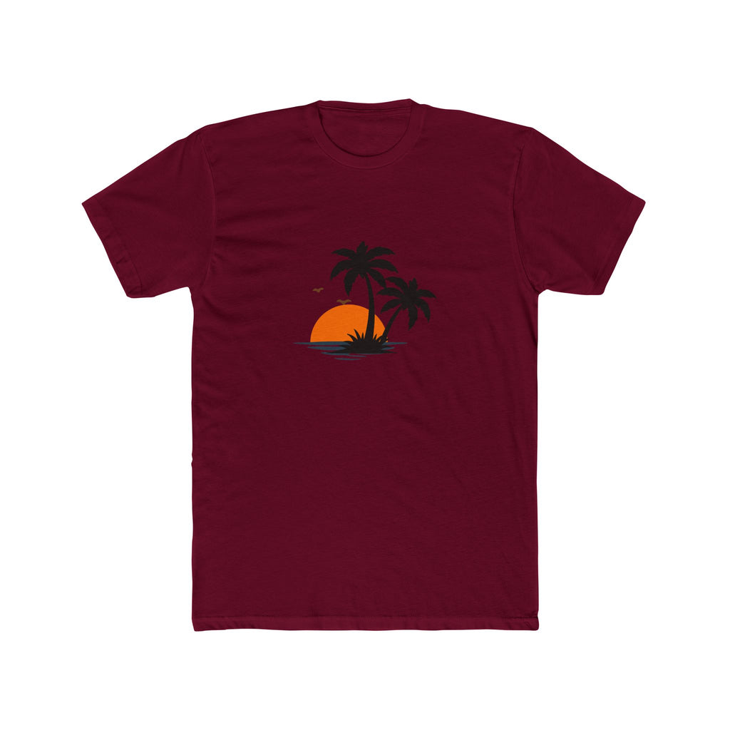 Mens Summer vibe Cotton Crew Tee