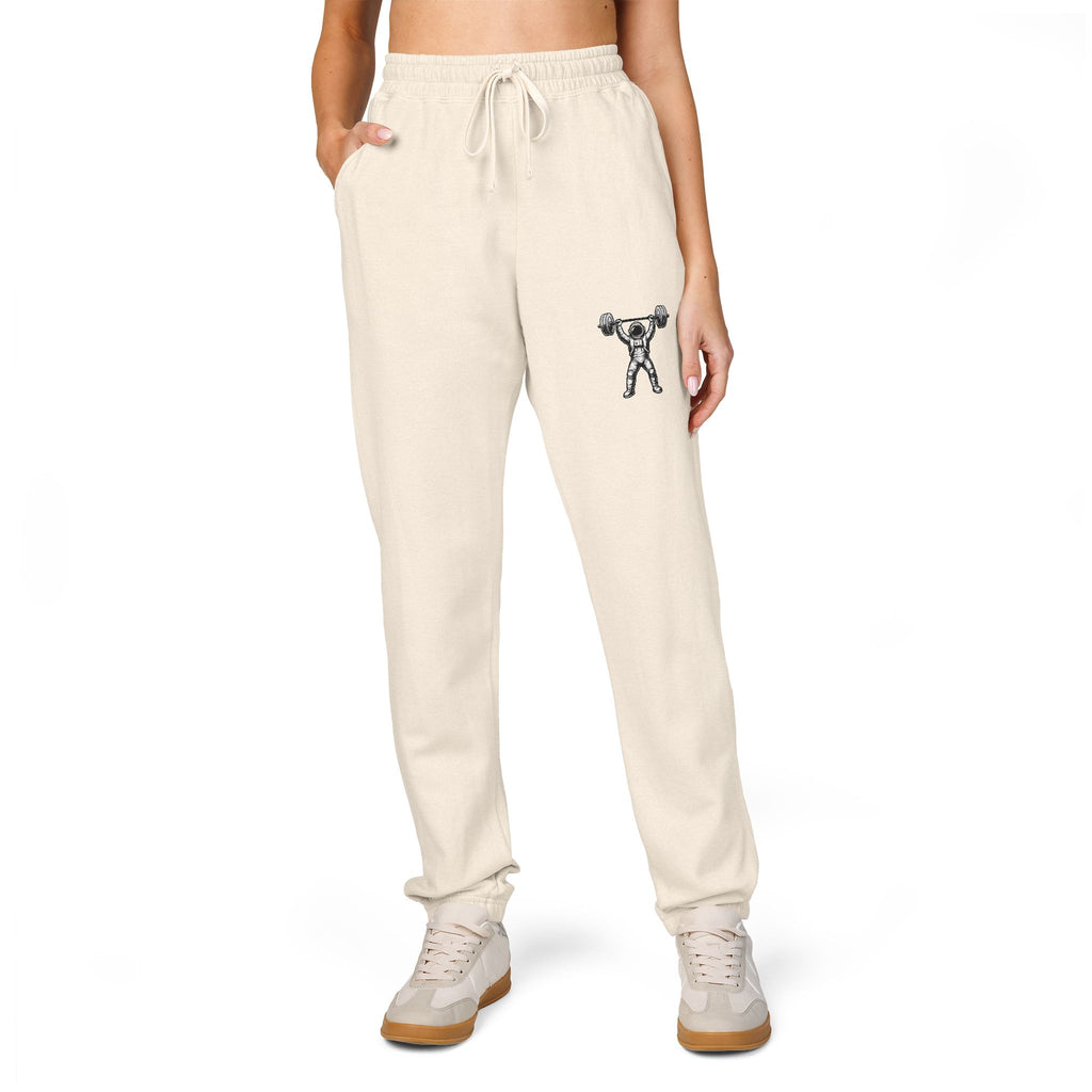 Skull Crossbones Joggers – Garment-Dyed Fleece Sweatpants