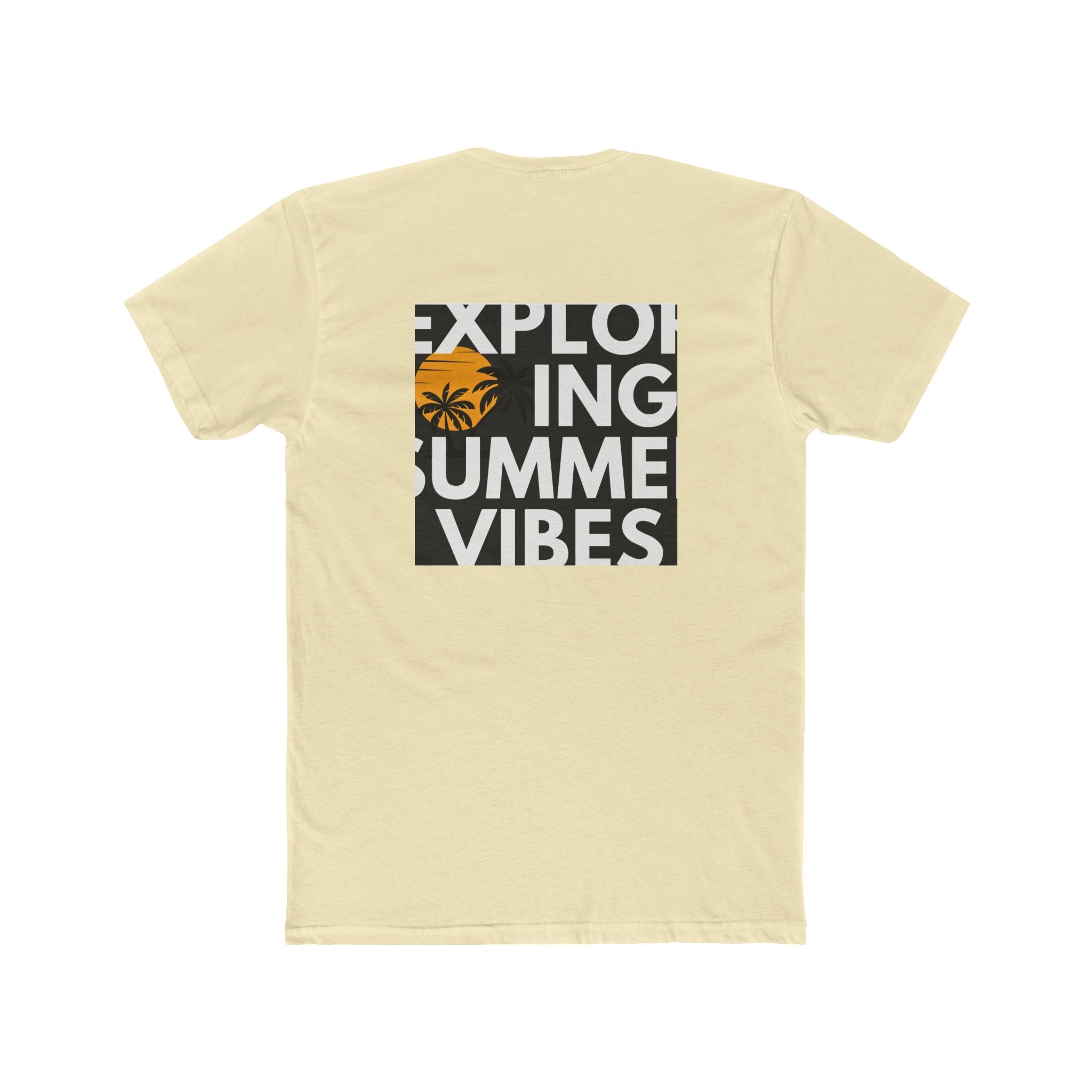 Mens Summer vibe Cotton Crew Tee