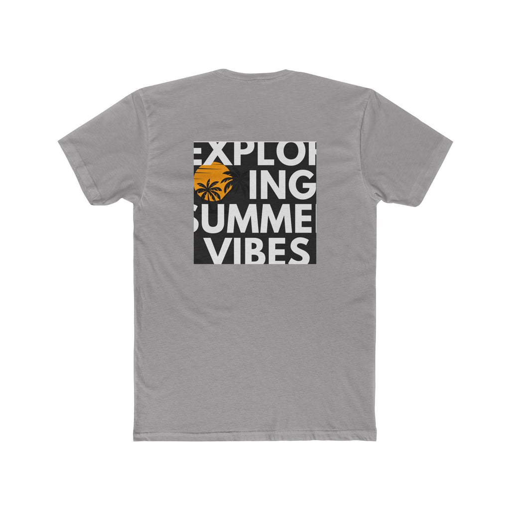 Mens Summer vibe Cotton Crew Tee