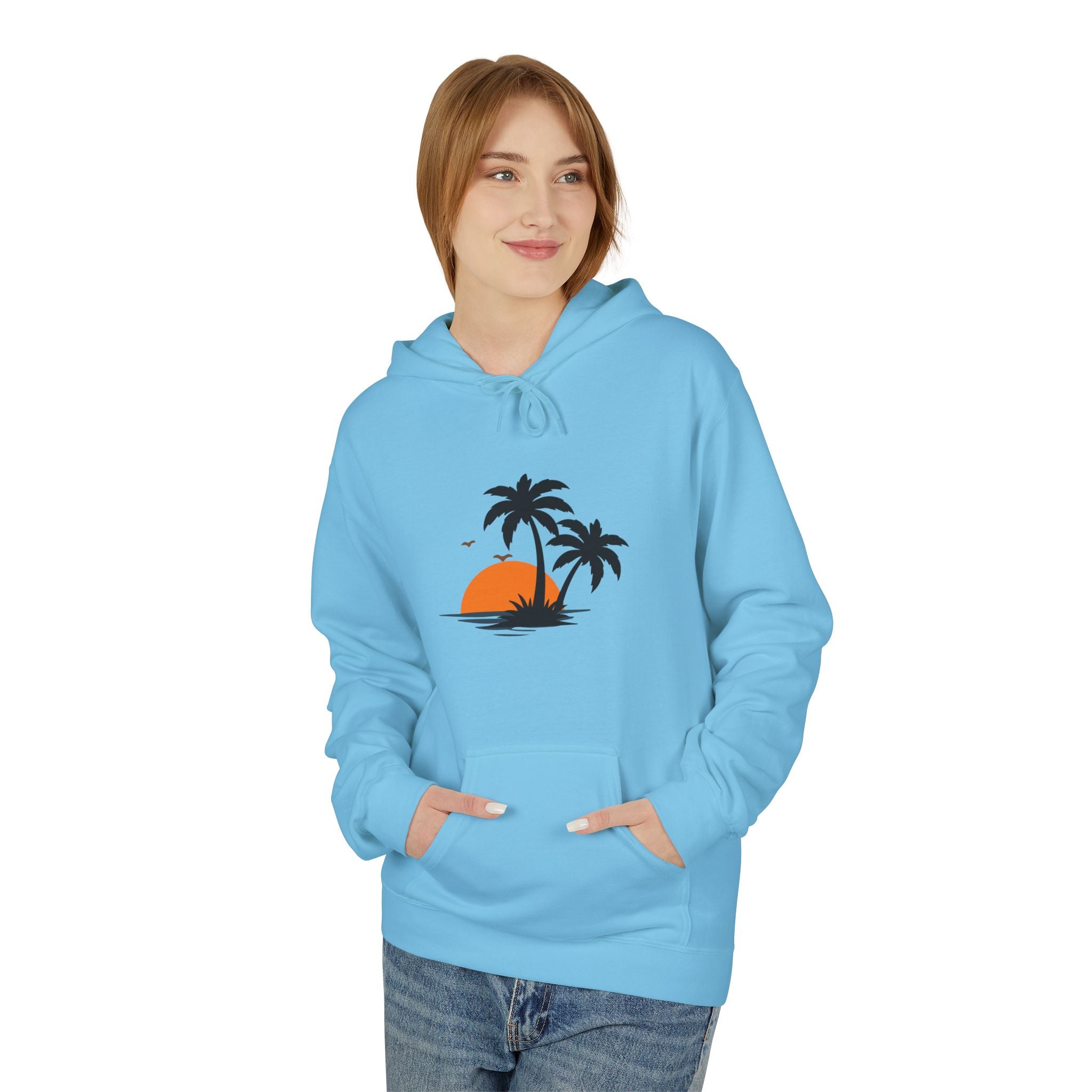 Mens Midweight Softstyle Fleece Hoodie