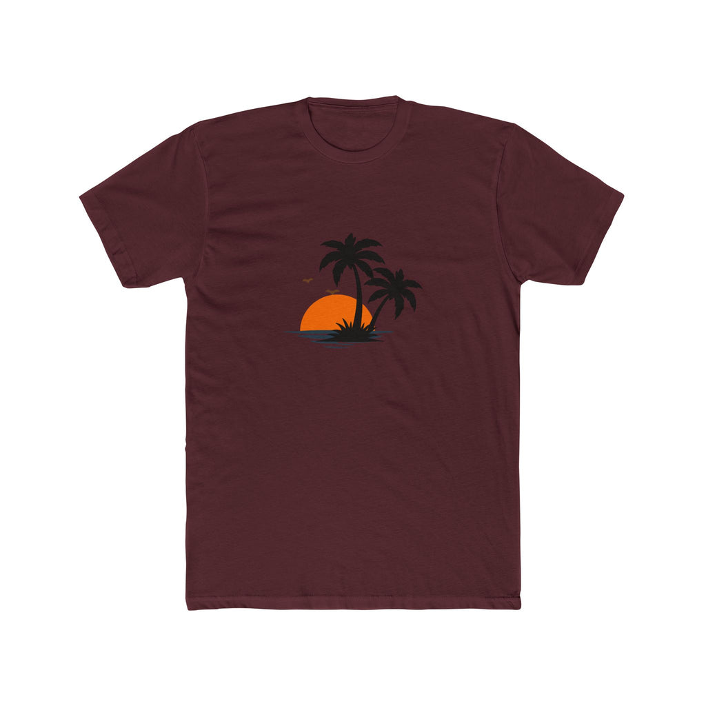 Mens Summer vibe Cotton Crew Tee