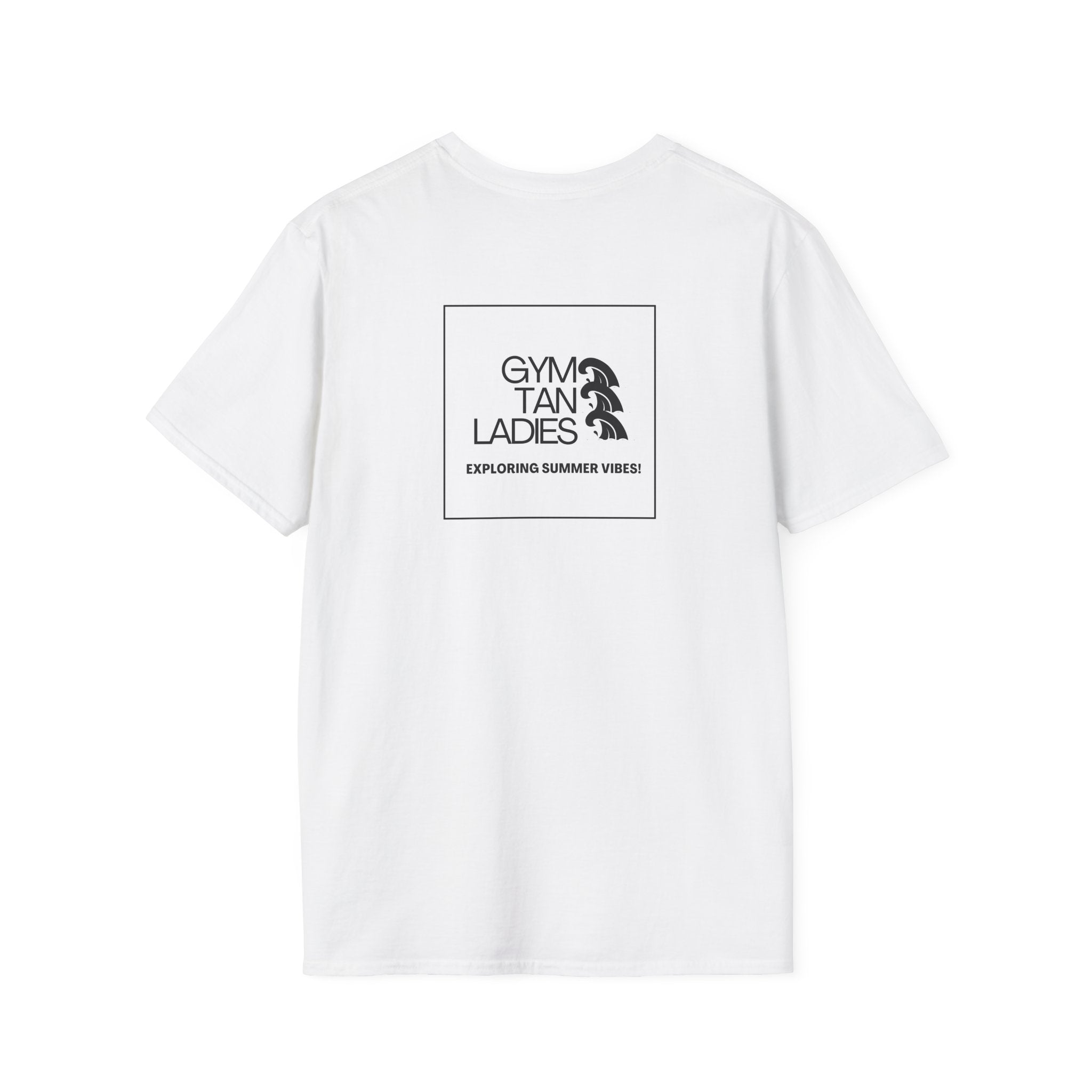 Gym Tan Ladies T-Shirt — Minimal Beachy Summer Graphic Tee