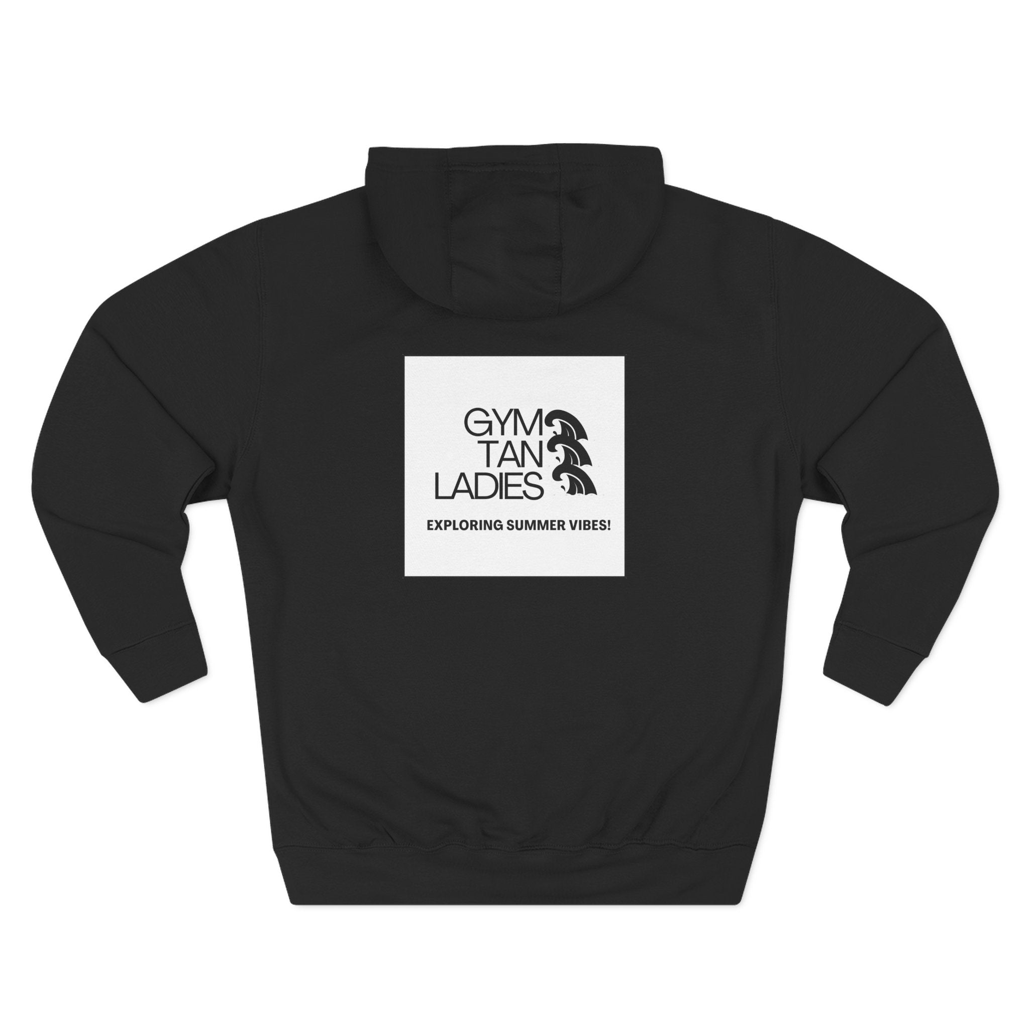 Gym Tan Ladies Hoodie — 'Exploring Summer Vibes' Graphic Pullover