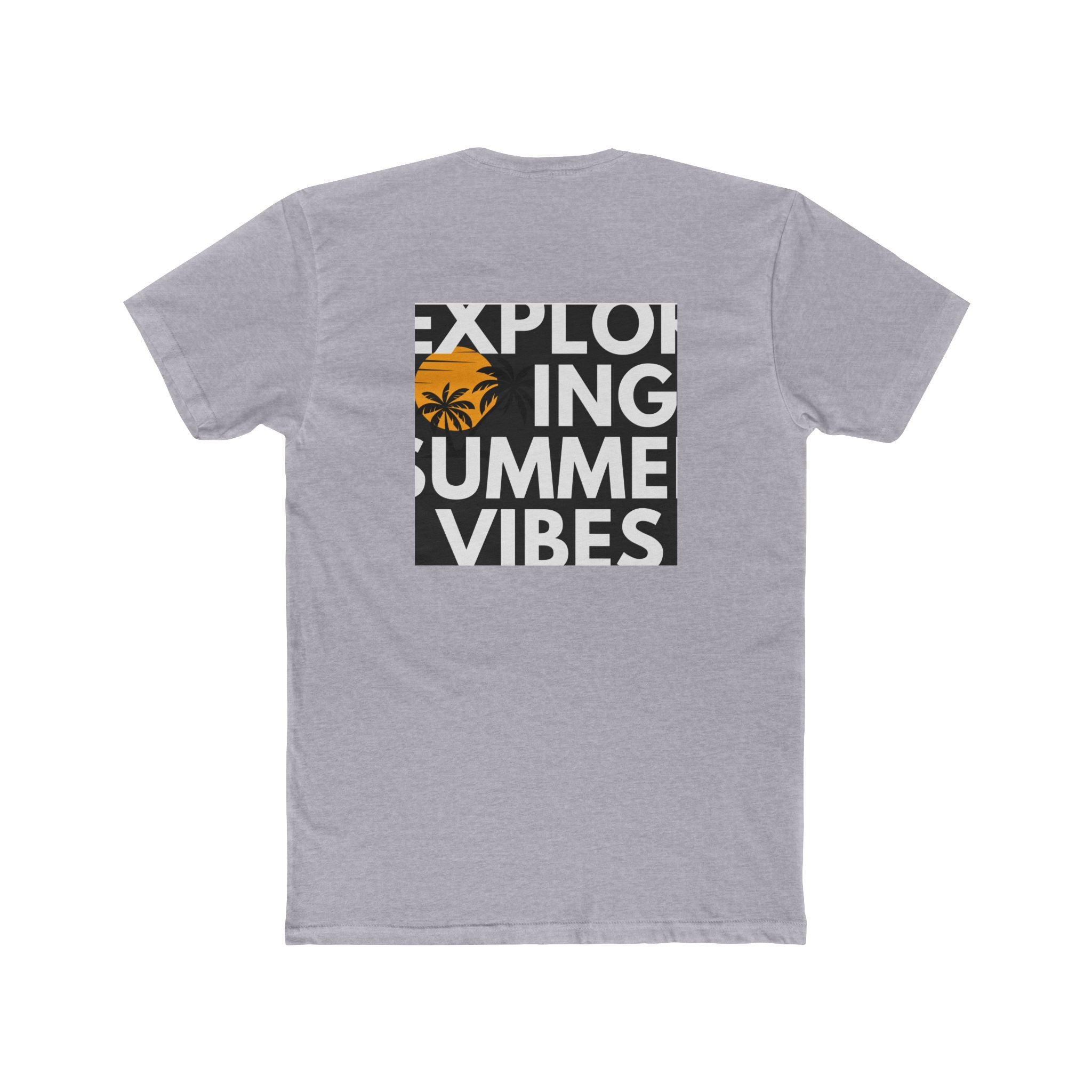 Mens Summer vibe Cotton Crew Tee