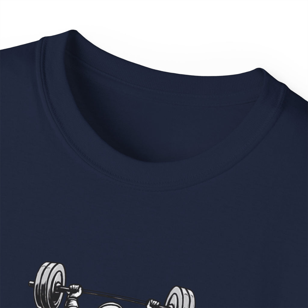 Fitness T‑Shirt — Pulse Fitness Weightlifting Astronaut Graphic Tee