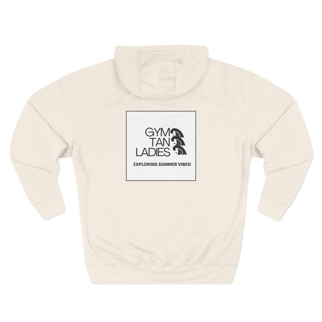 Gym Tan Ladies Hoodie — 'Exploring Summer Vibes' Graphic Pullover