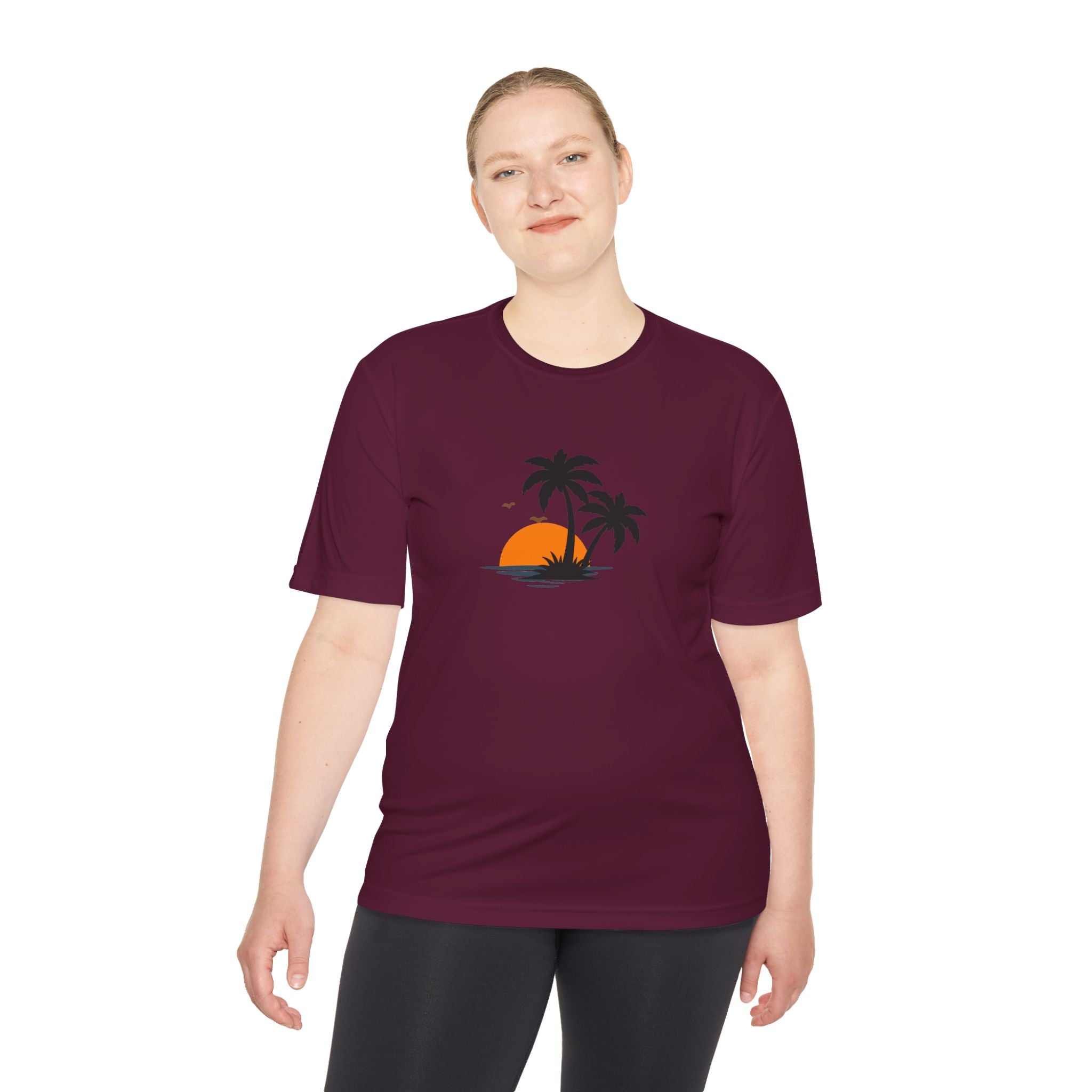 Summer Vibes Palm Tee — "Exploring Summer Vibes" Moisture-Wicking Shirt