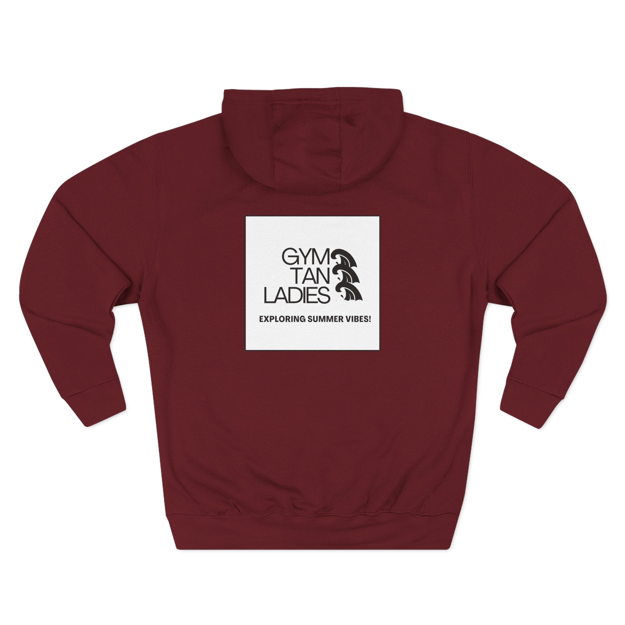 Gym Tan Ladies Hoodie — 'Exploring Summer Vibes' Graphic Pullover