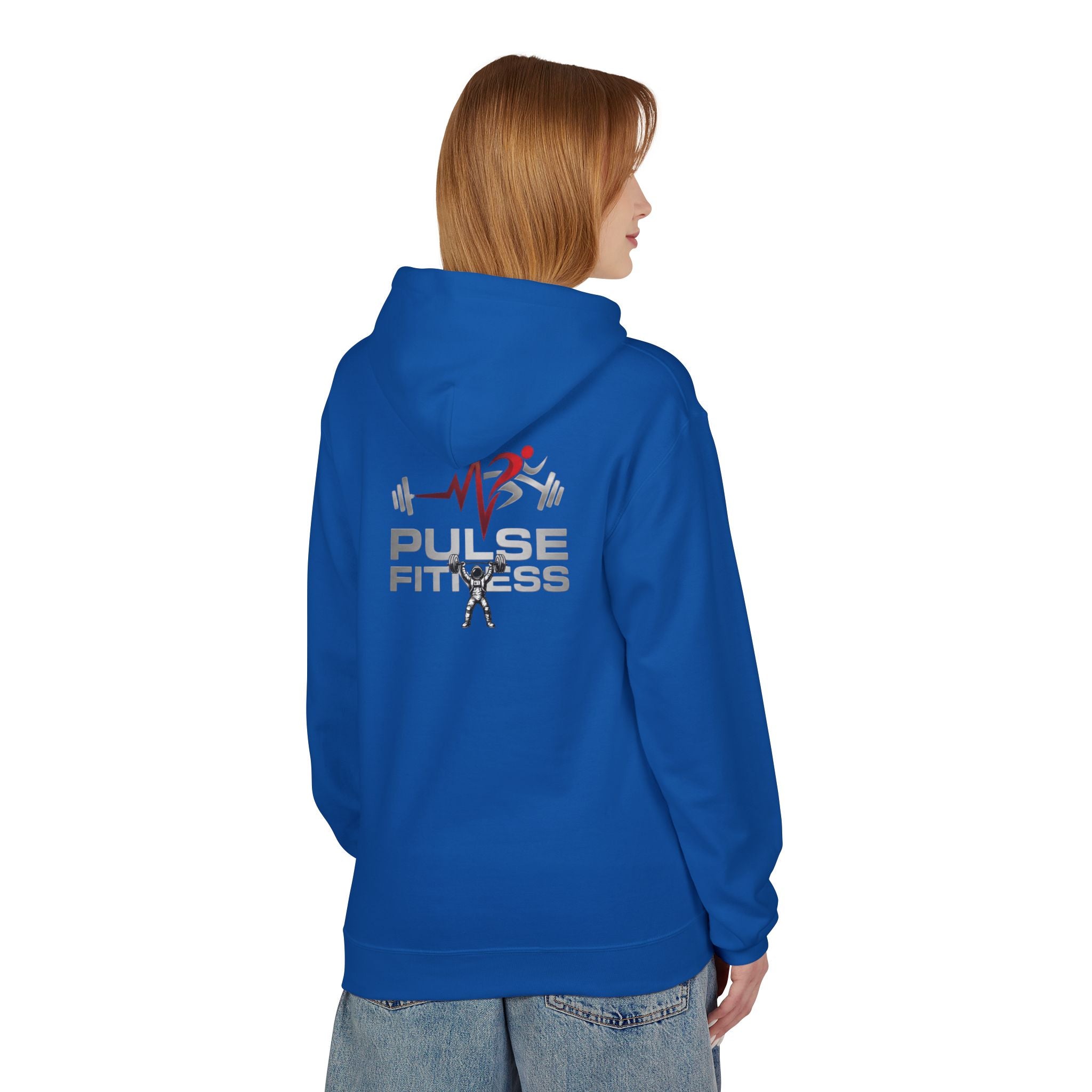 Pulse Fitness Hoodie — Weightlifting Gym Logo Sweatshirt