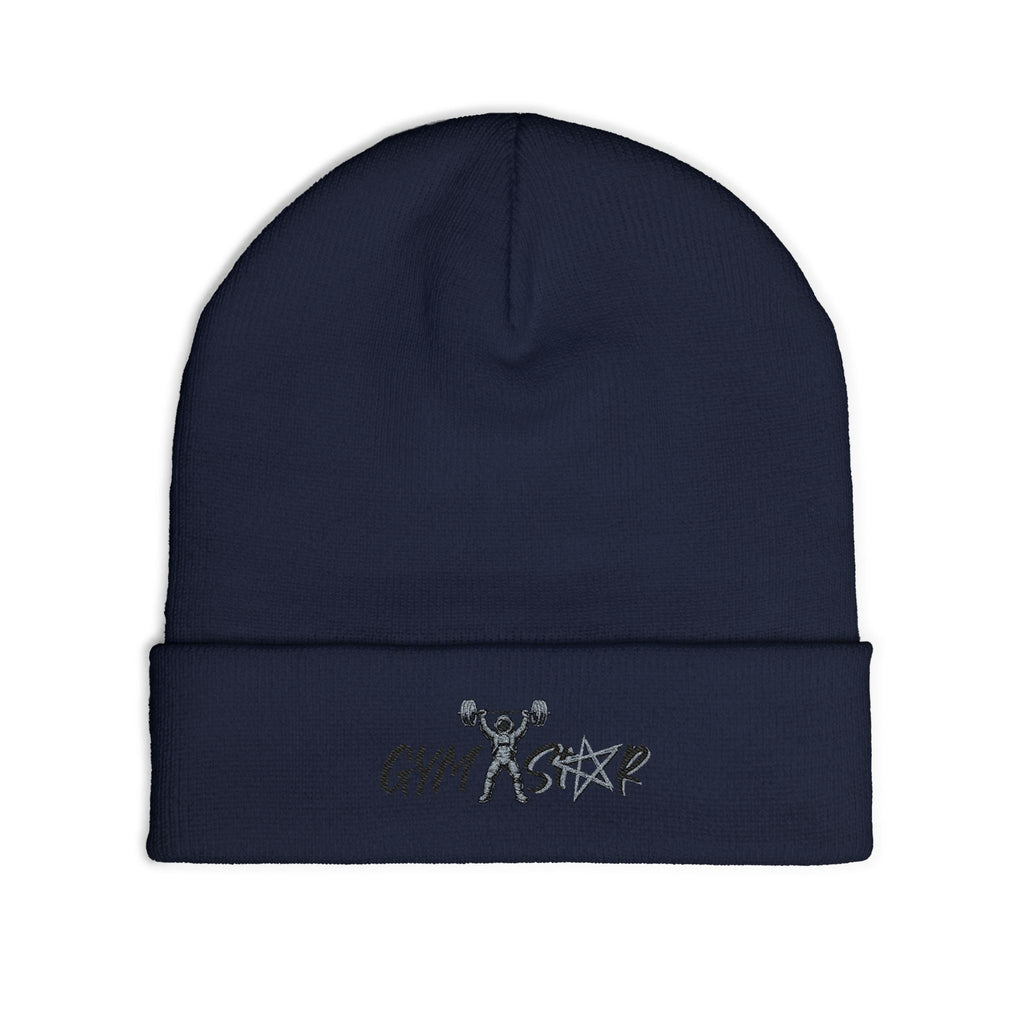 Gym Strong Embroidered Knit Beanie