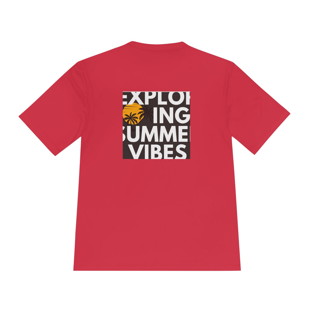 Summer Vibes Palm Tee — "Exploring Summer Vibes" Moisture-Wicking Shirt