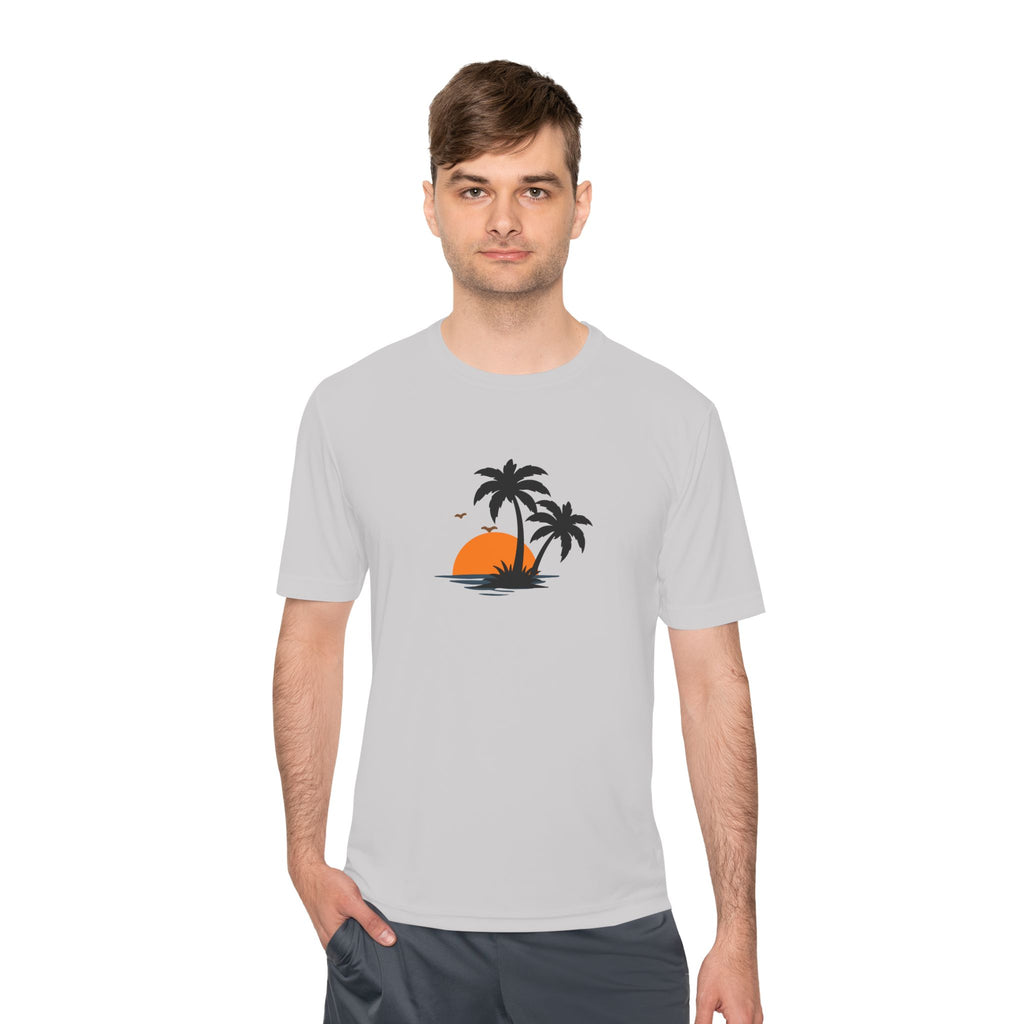 Summer Vibes Palm Tee — "Exploring Summer Vibes" Moisture-Wicking Shirt