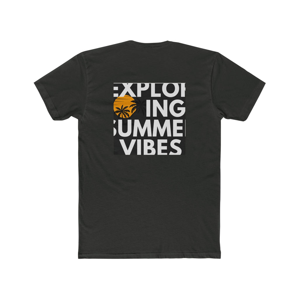 Mens Summer vibe Cotton Crew Tee