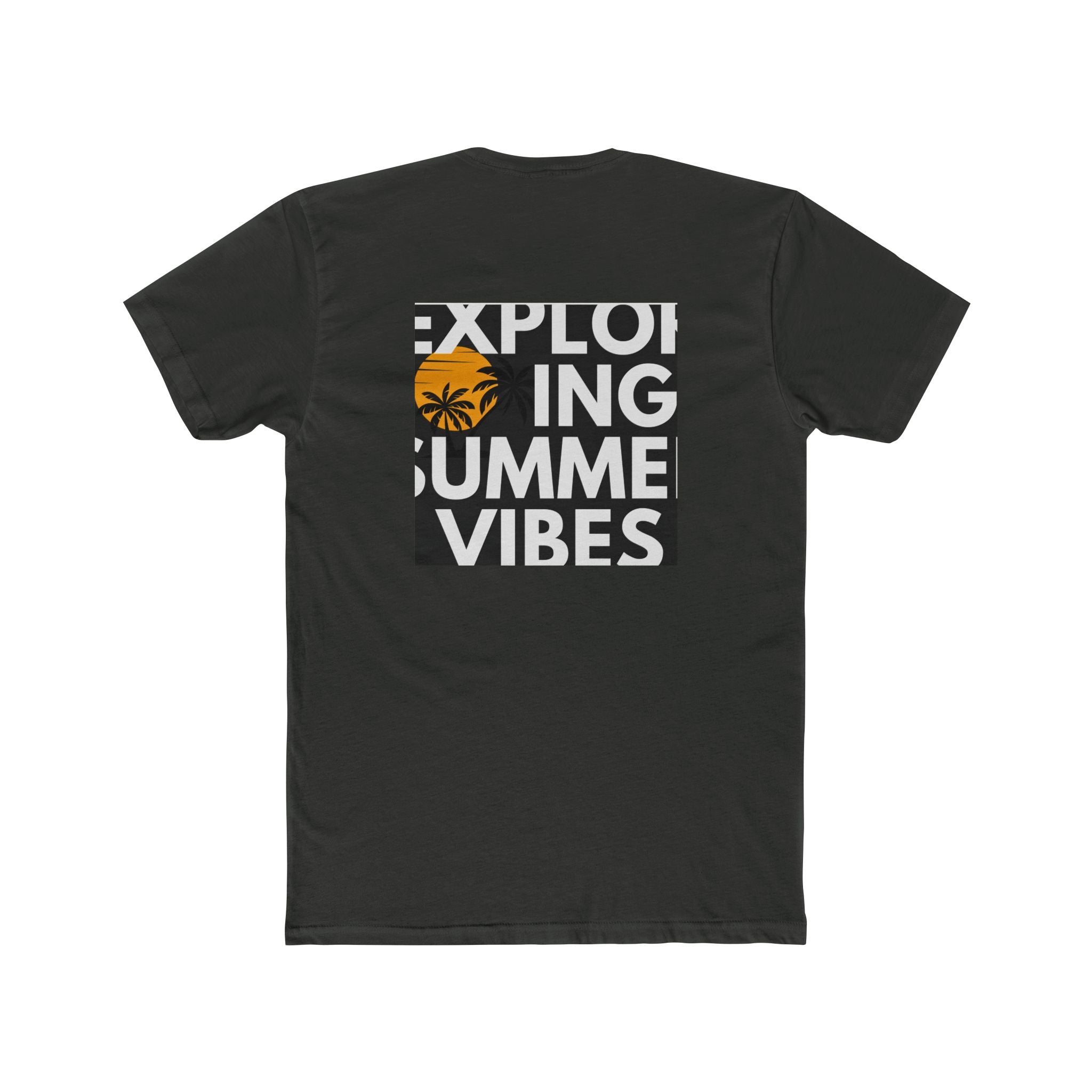 Mens Summer vibe Cotton Crew Tee
