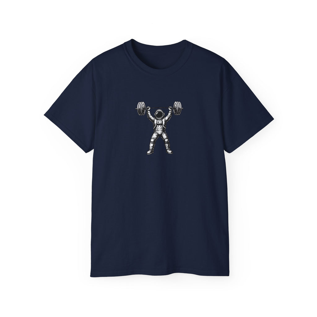 Camiseta de fitness — Camiseta de tirantes Pulse Fitness con gráfico de astronauta levantando pesas