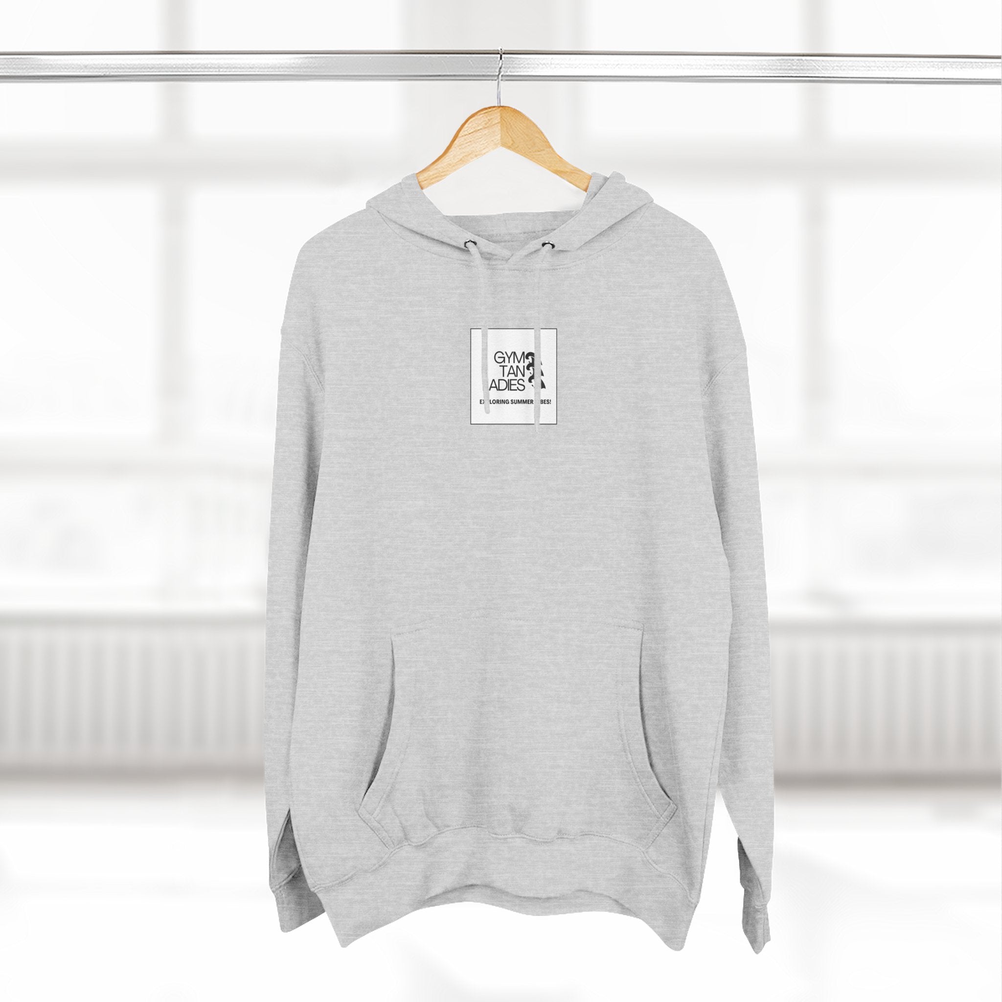 Gym Tan Ladies Hoodie — 'Exploring Summer Vibes' Graphic Pullover