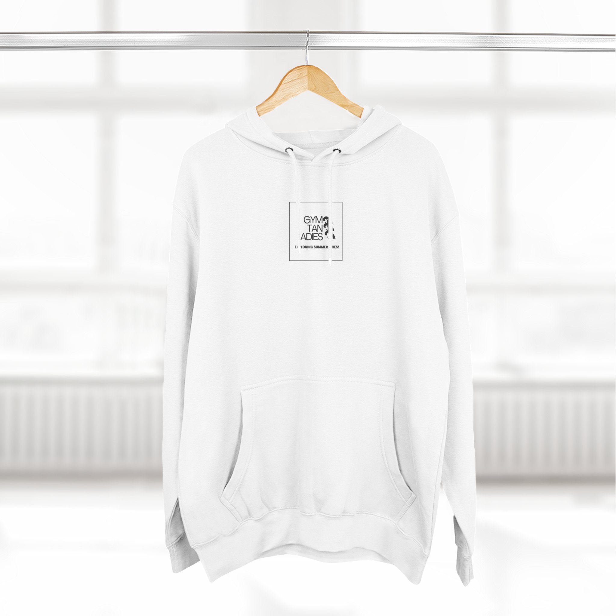 Gym Tan Ladies Hoodie — 'Exploring Summer Vibes' Graphic Pullover