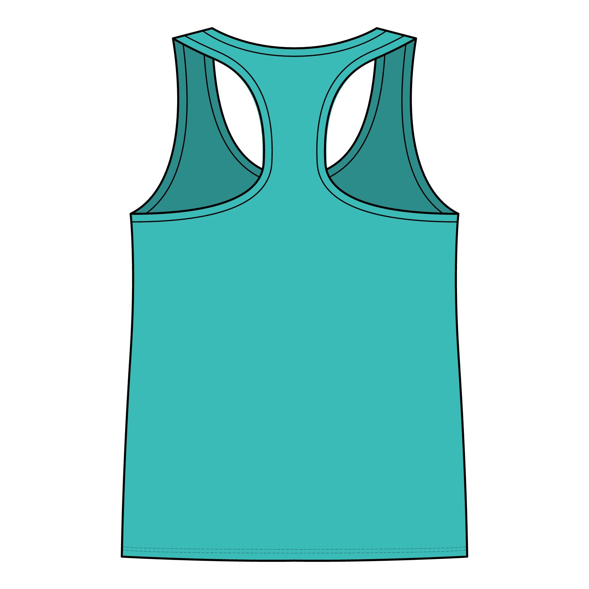 Pulse Fitness Racerback Tank Top — Women’s Workout Tank with Heartbeat Logo