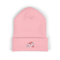 EMT Heartbeat Embroidered Beanie - Classic Cuffed Knit Hat for First Responders