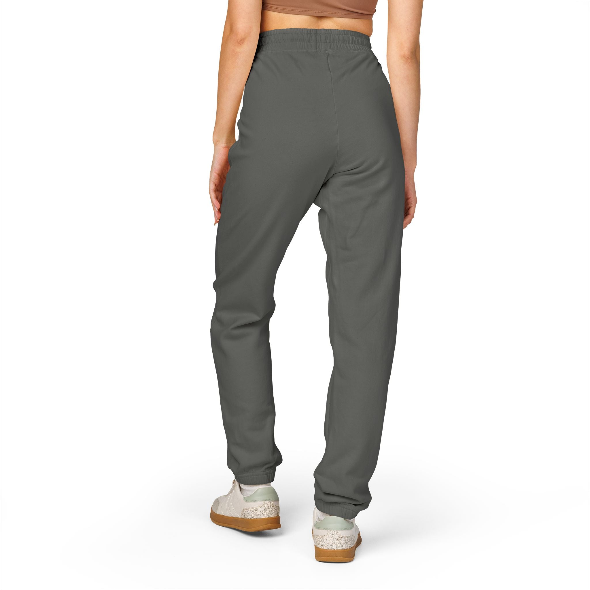 Skull Crossbones Joggers – Garment-Dyed Fleece Sweatpants