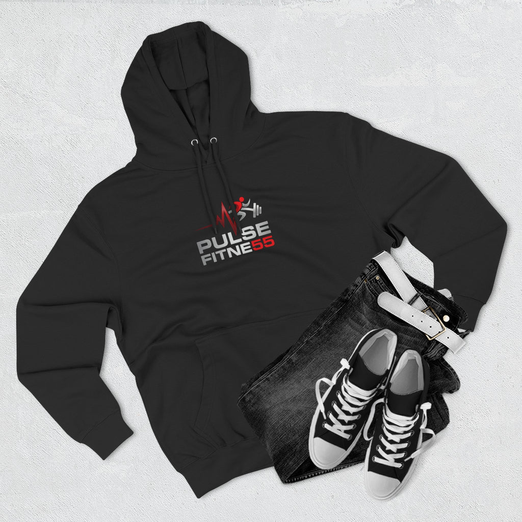 Sudadera con capucha Pulse Fitness 55 - Sudadera polar con logo de gimnasio