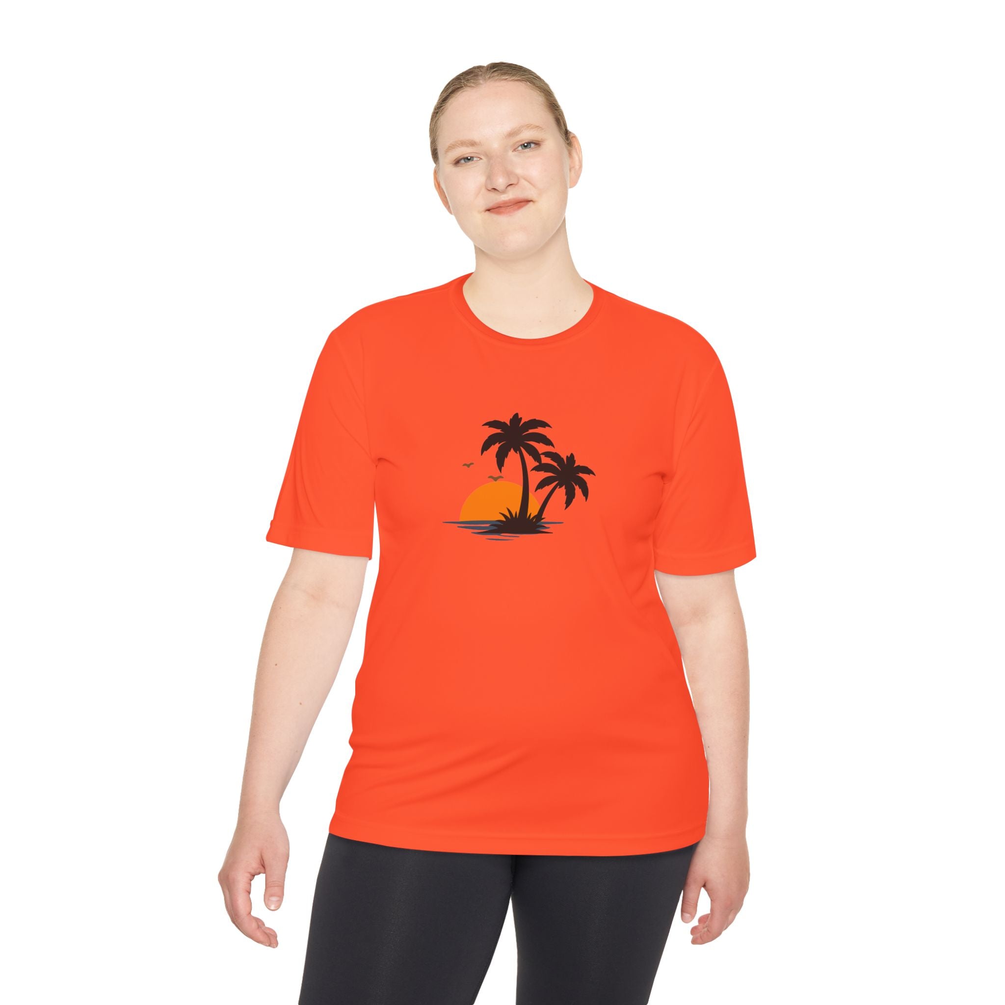 Summer Vibes Palm Tee — "Exploring Summer Vibes" Moisture-Wicking Shirt