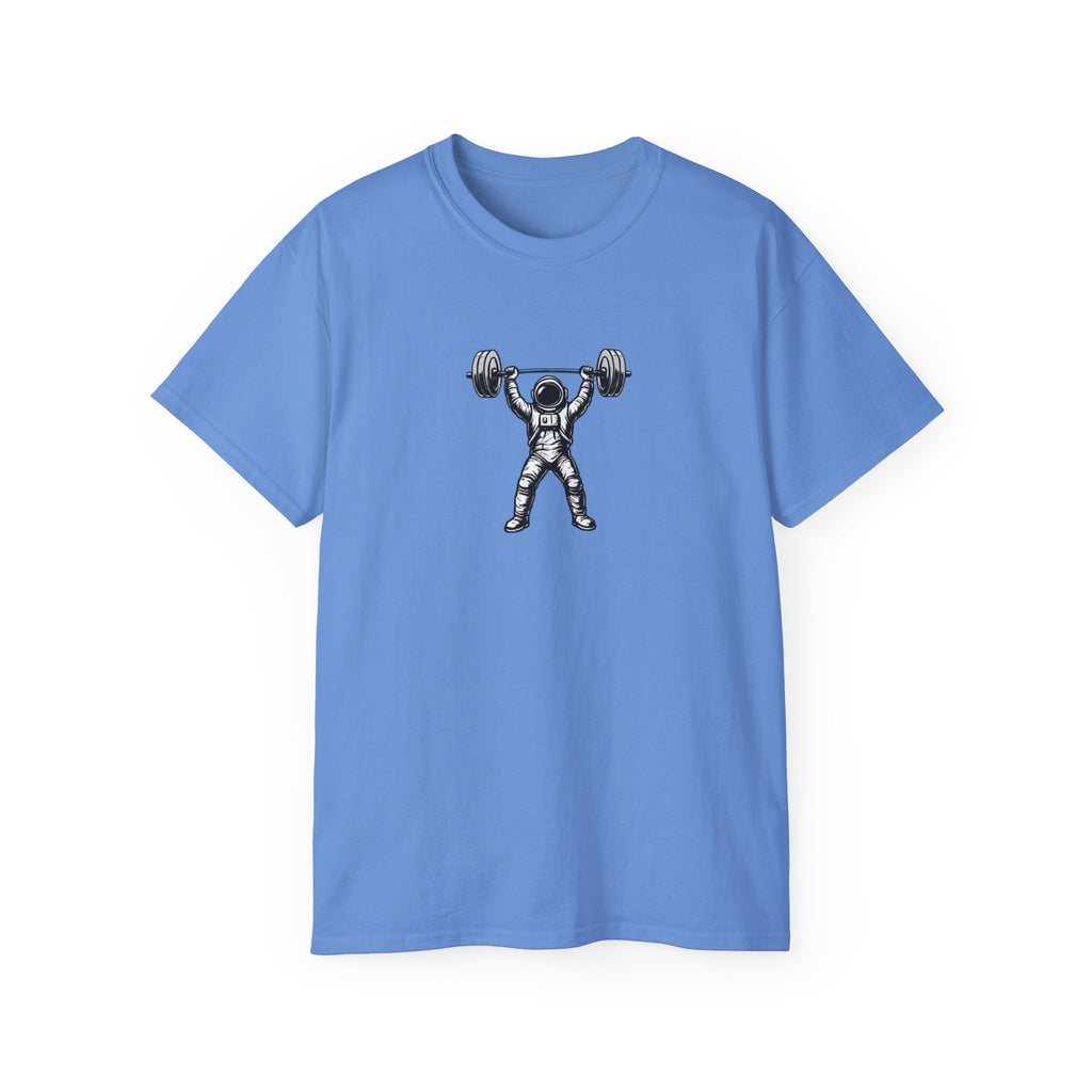 Fitness T‑Shirt — Pulse Fitness Weightlifting Astronaut Graphic Tee