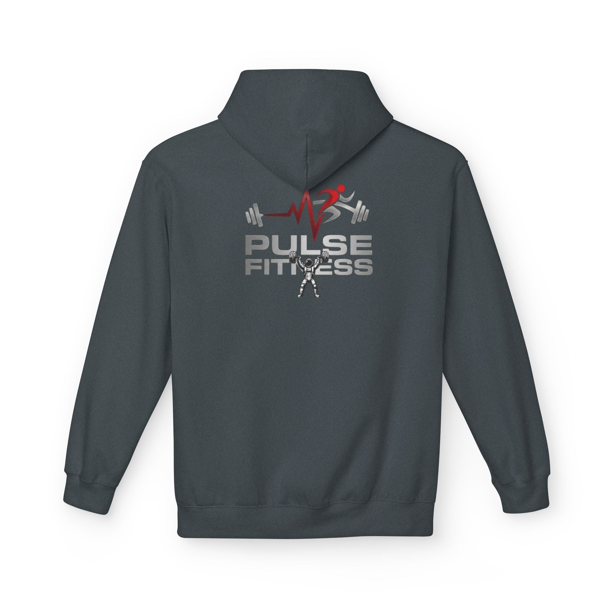 Pulse Fitness Hoodie — Weightlifting Gym Logo Sweatshirt