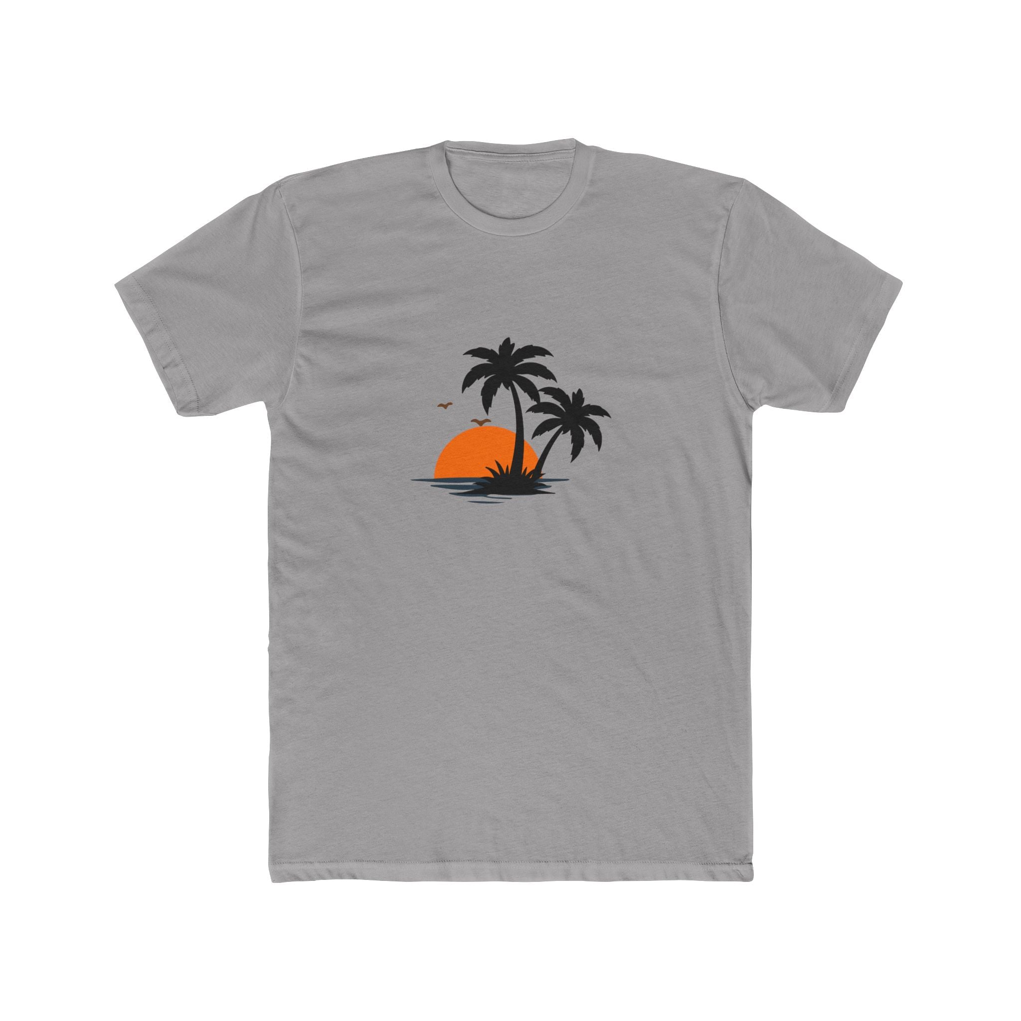 Mens Summer vibe Cotton Crew Tee