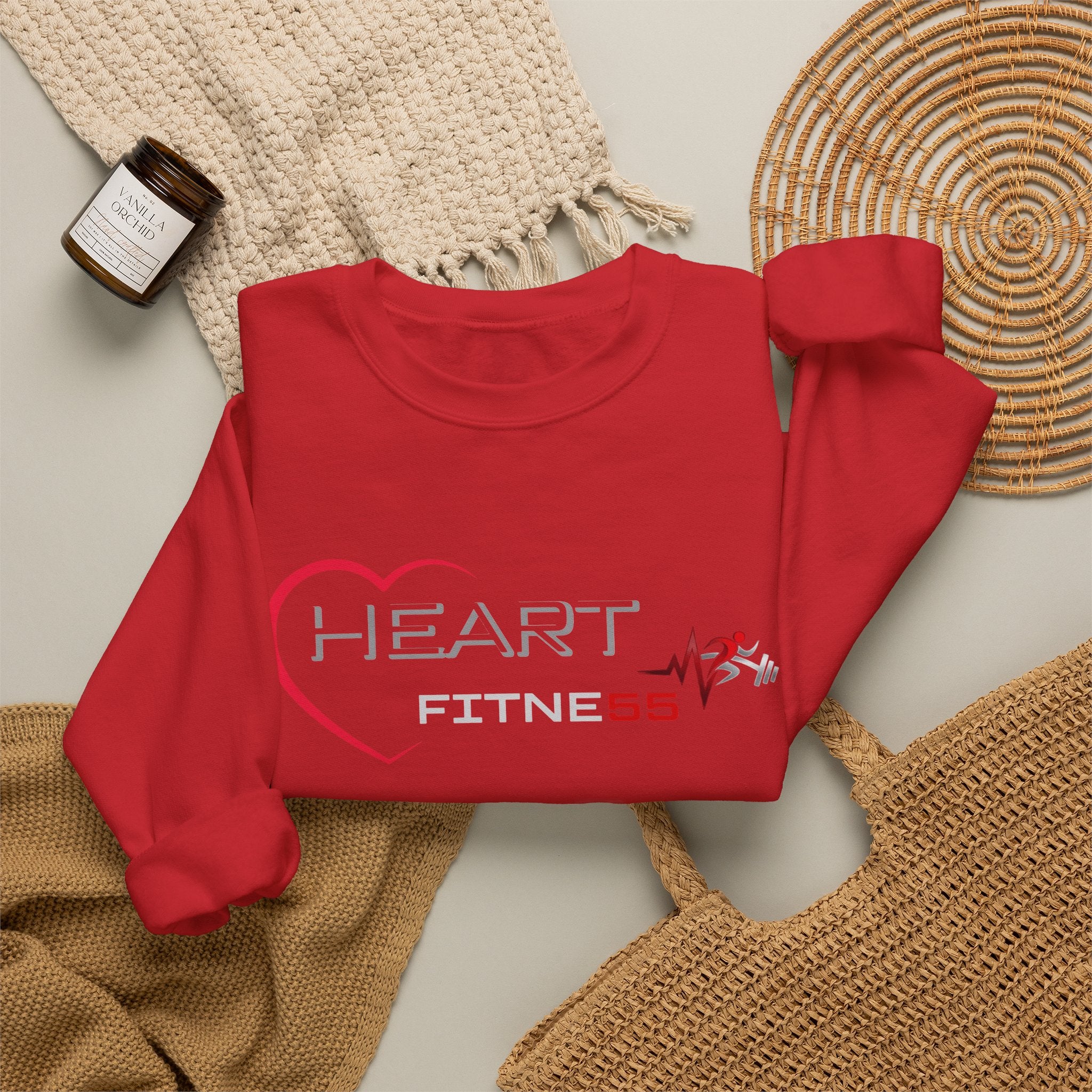 Women's (Heart Fitne55) Heavy Blend™ Crewneck Sweatshirt