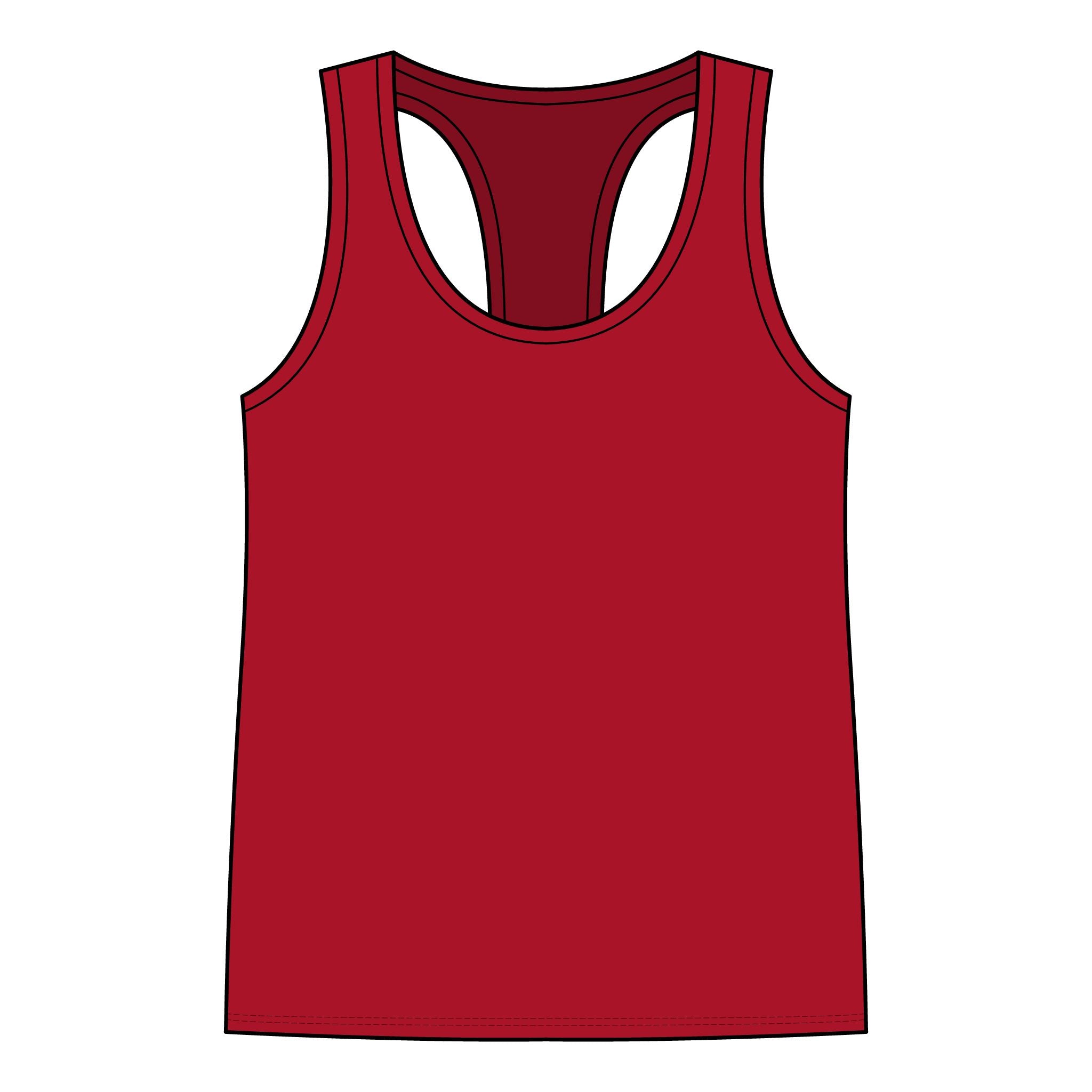 Pulse Fitness Racerback Tank Top — Women’s Workout Tank with Heartbeat Logo