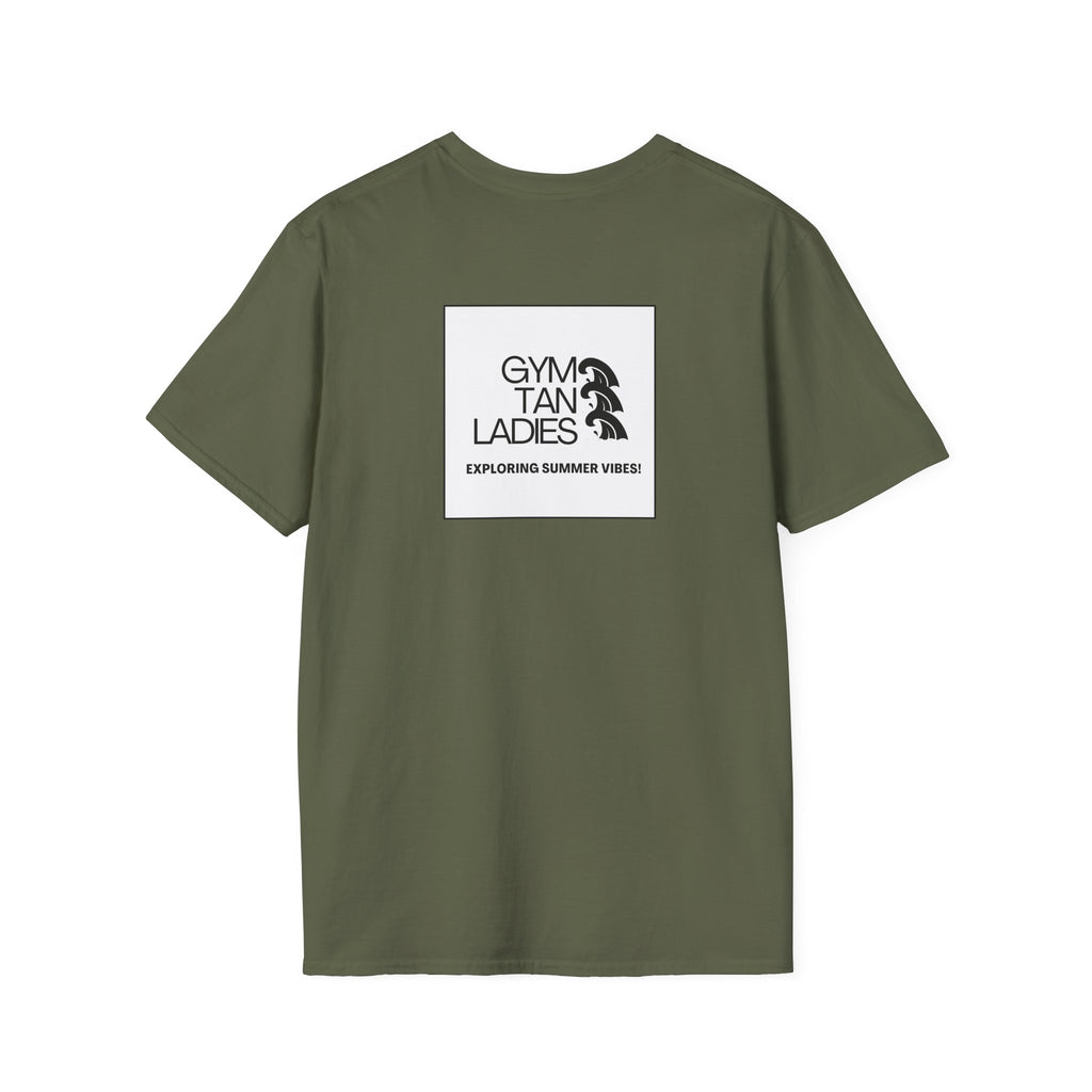 Womens Gym Tan T-Shirt Graphic Tee