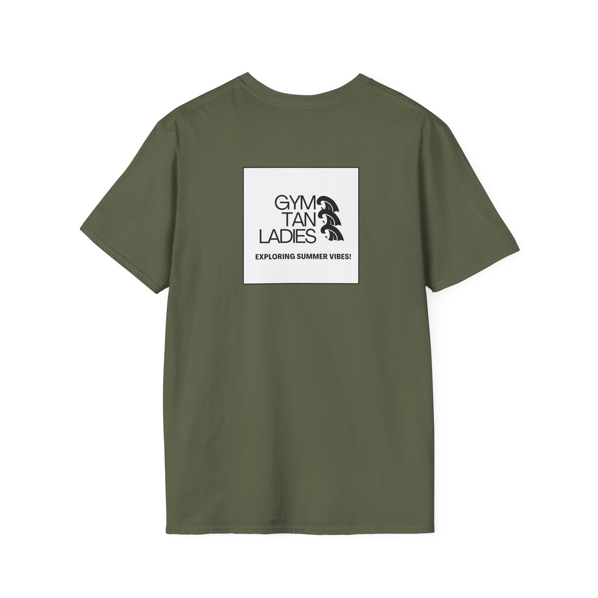 Womens Gym Tan T-Shirt Graphic Tee