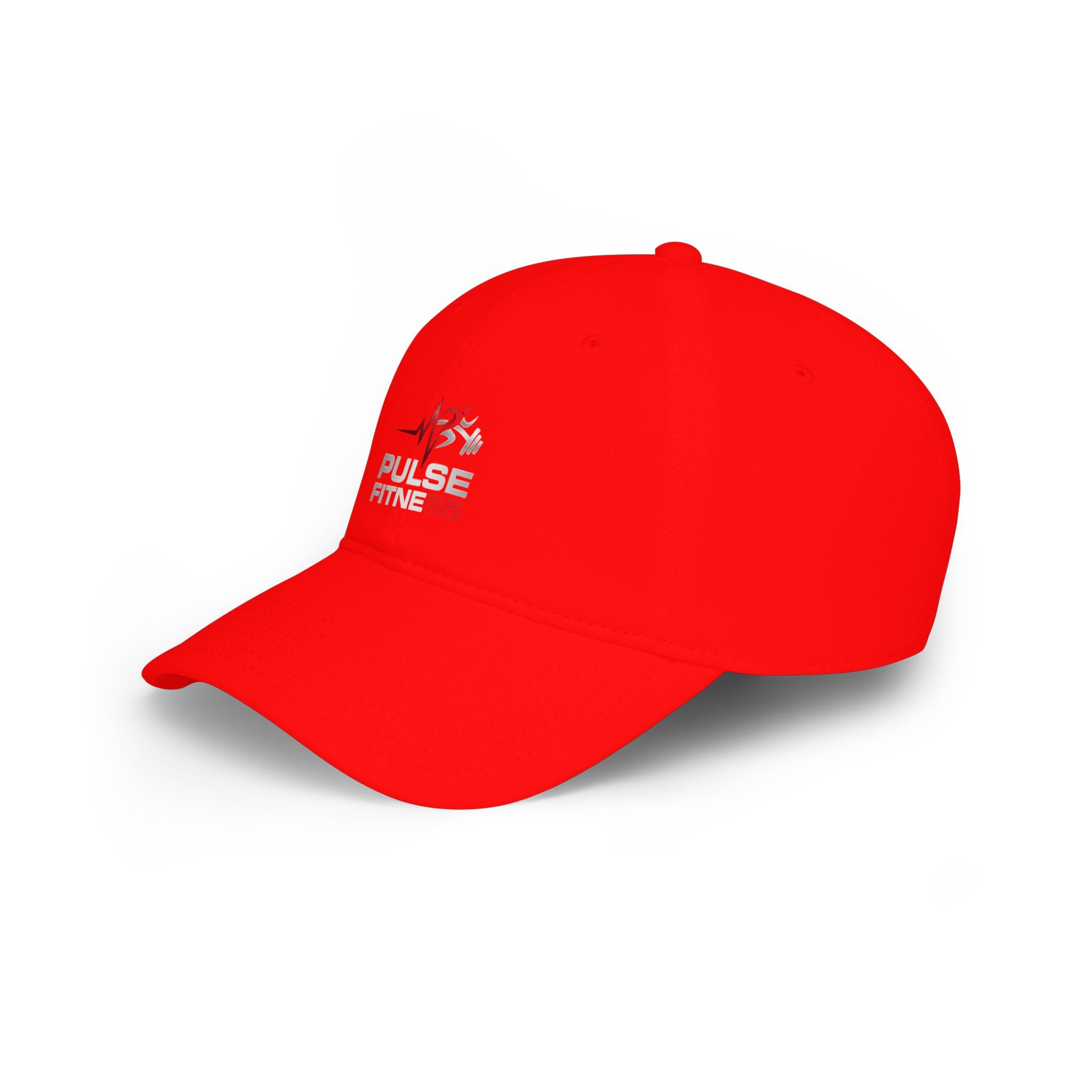 Pulse Fitness Low Profile Baseball Cap — Embroidered Gym Hat