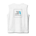 Jersey Muscle Tank gym tan logo