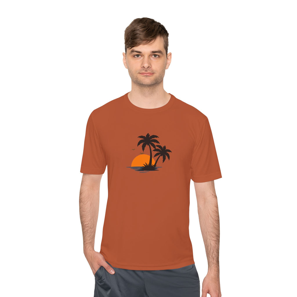 Summer Vibes Palm Tee — "Exploring Summer Vibes" Moisture-Wicking Shirt