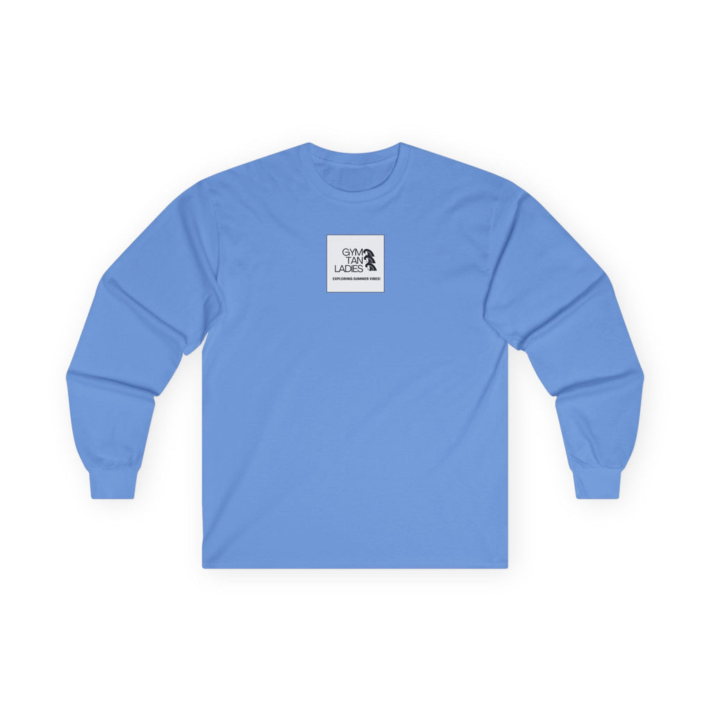 Gym Tan Long Sleeve Tee Logo Fitness Shirt