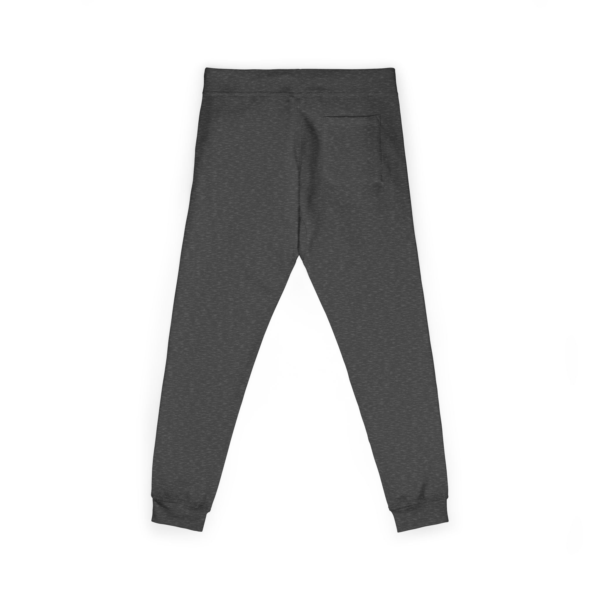 Embroidered Minimalist White Fleece Sweatpants — Cozy Everyday Joggers