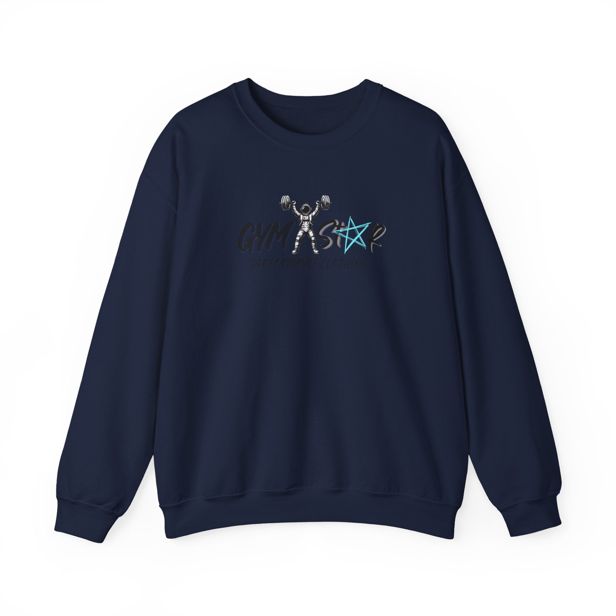 Gym Star Crewneck Sweatshirt – 'Gym Star Performance Clothing' Athletic Pullover