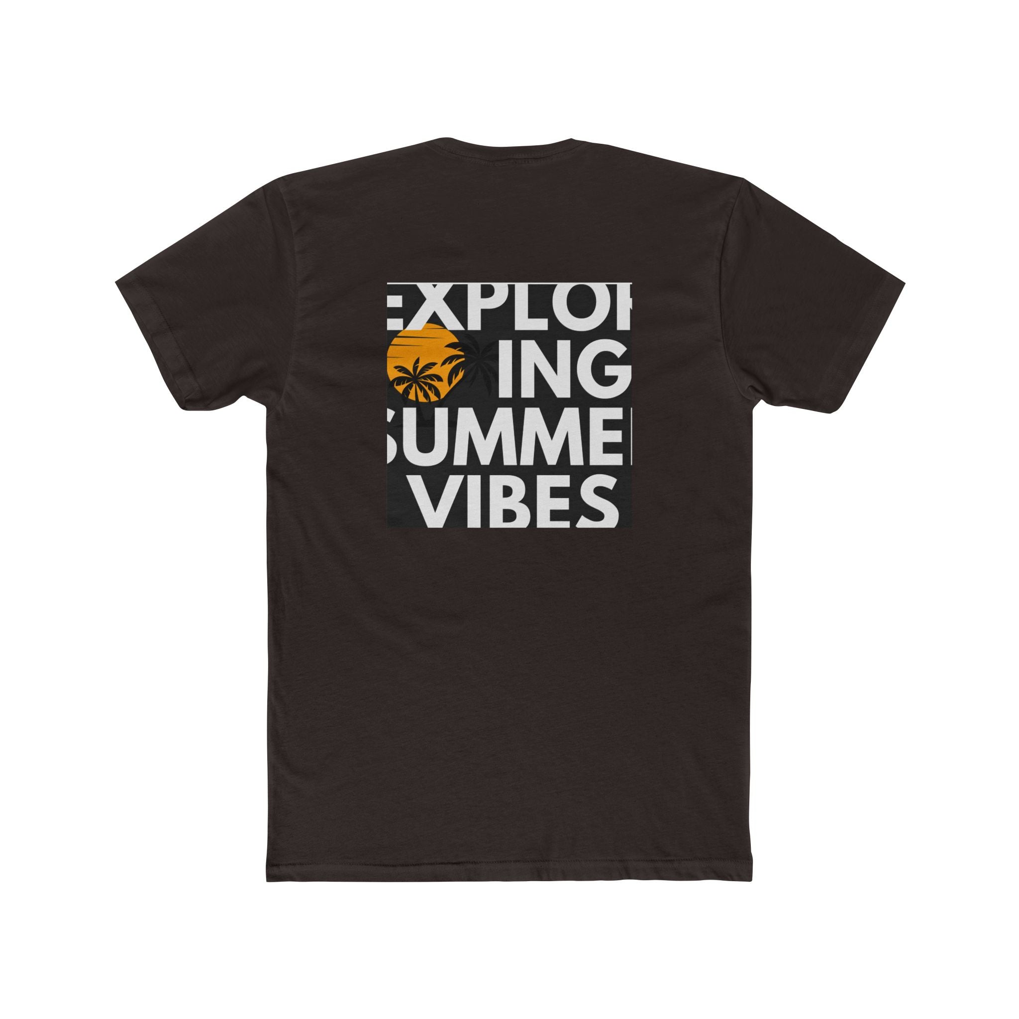 Mens Summer vibe Cotton Crew Tee