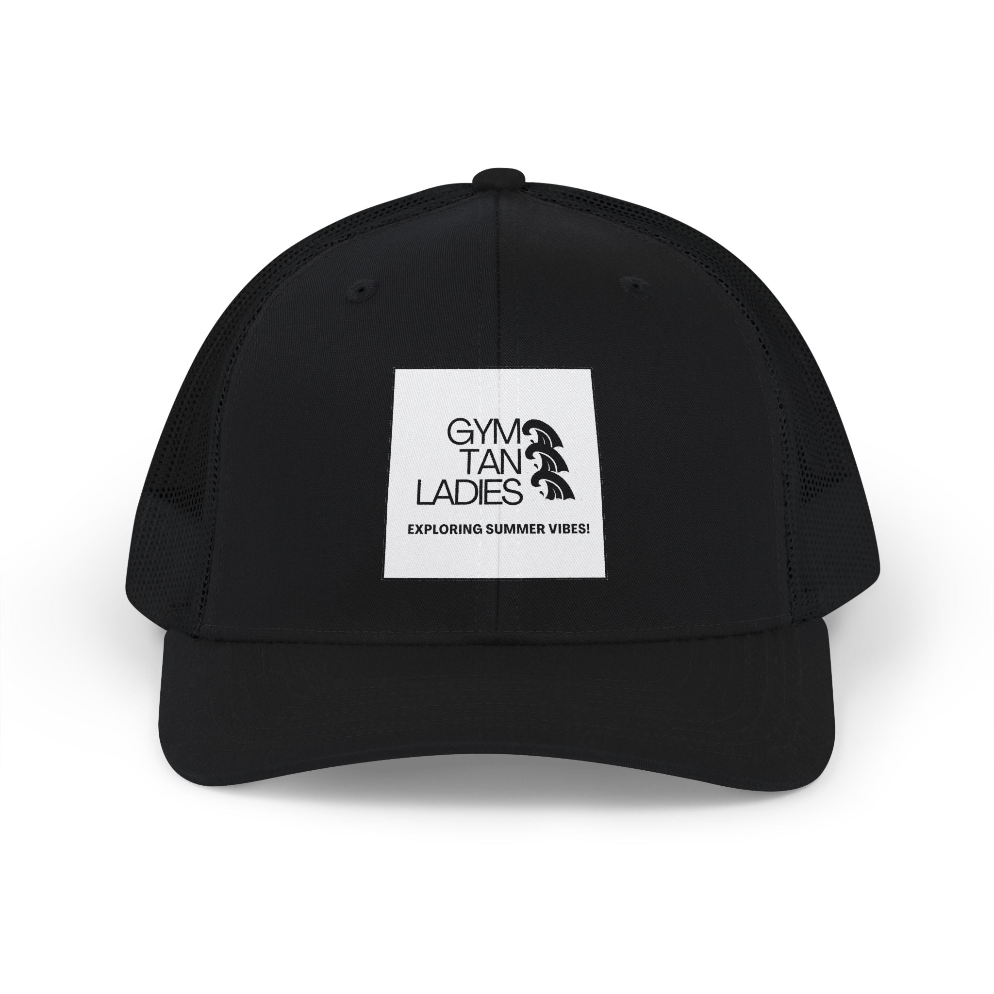 Gym Tan Ladies Snapback Trucker Hat — Retro Beach Vibes Cap