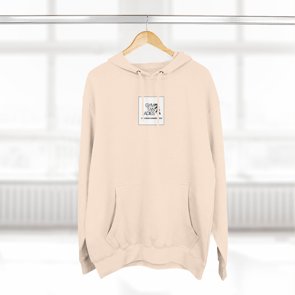 Gym Tan Ladies Hoodie — 'Exploring Summer Vibes' Graphic Pullover