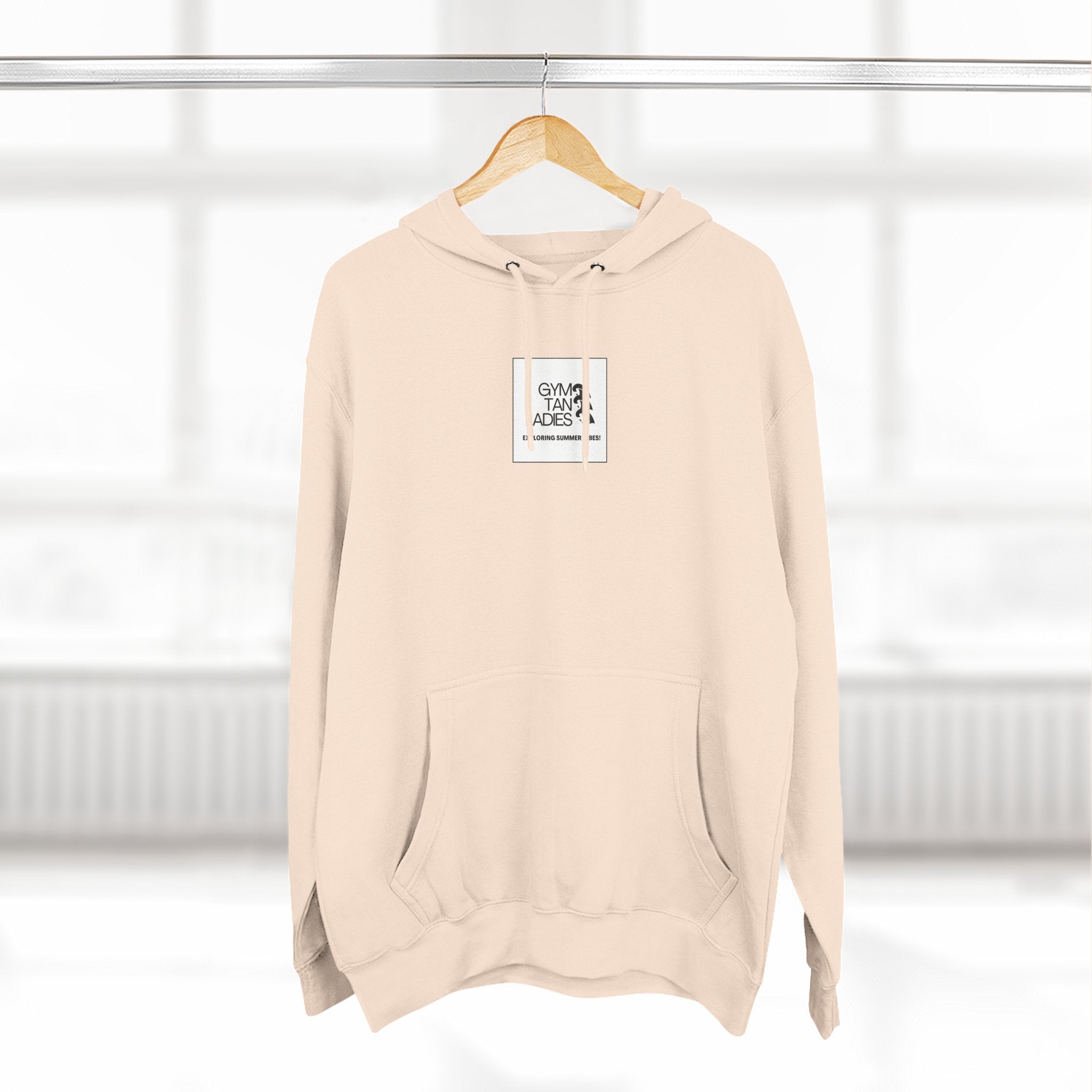 Gym Tan Ladies Hoodie — 'Exploring Summer Vibes' Graphic Pullover