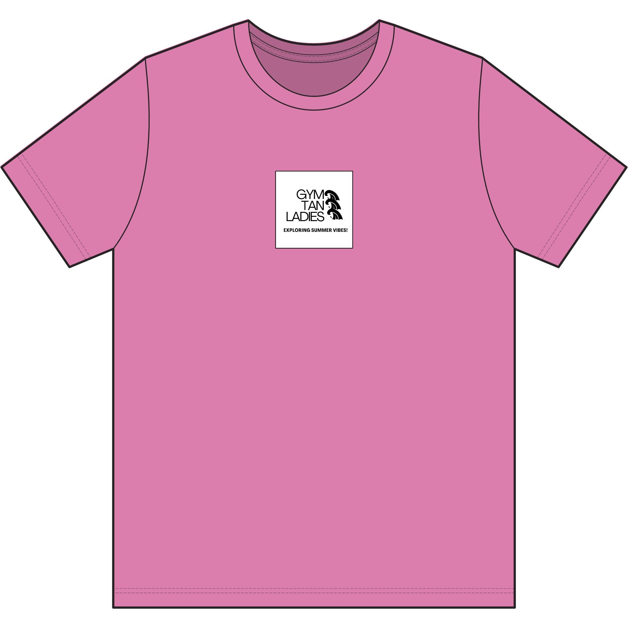 Camo Tee — Gym Tan Logo Cotton T-Shirt