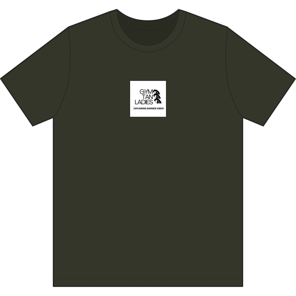 Camo Tee — Gym Tan Logo Cotton T-Shirt
