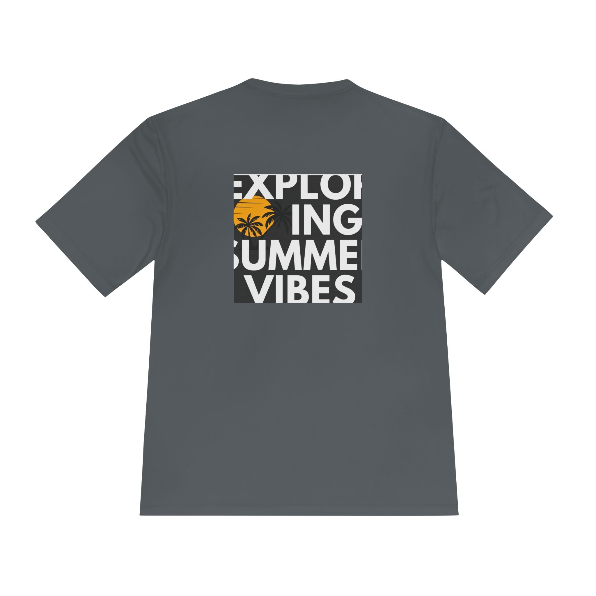 Summer Vibes Palm Tee — "Exploring Summer Vibes" Moisture-Wicking Shirt